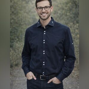 BG The Authentic Shirt Maker by Bogosse Dress Shirt/Men's/Medium